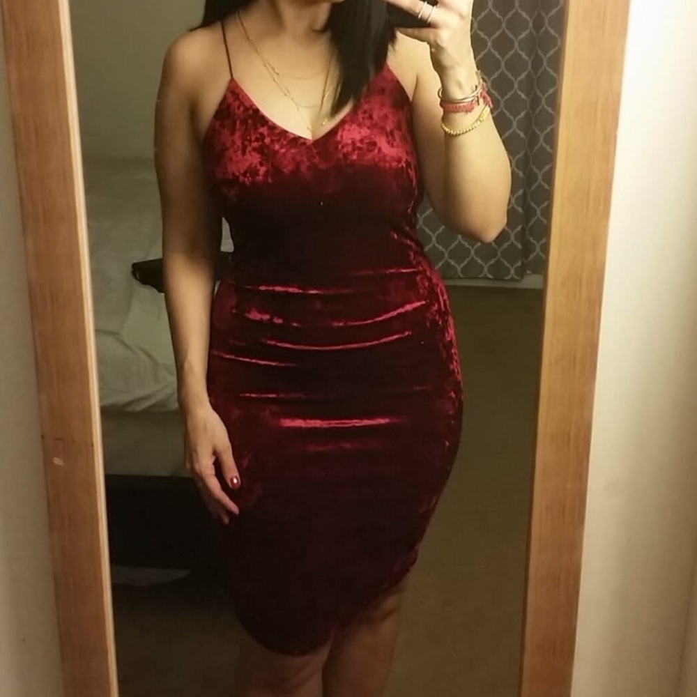 velour dress